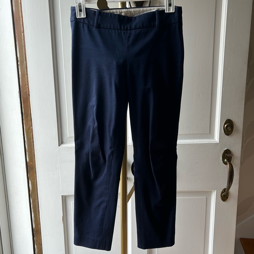 J. Crew Stretch Work Pants Navy